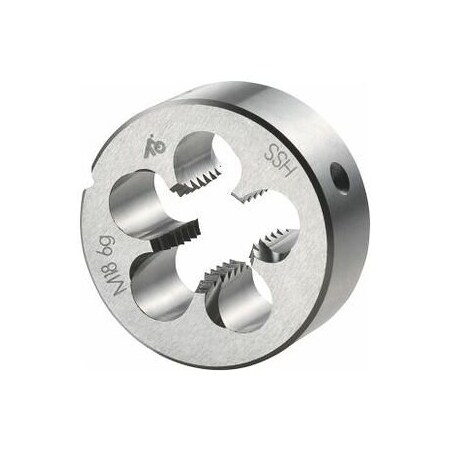 Holex M18X2.5 HSS Round Die, Closed/Pre-Slit Form 140330 M18